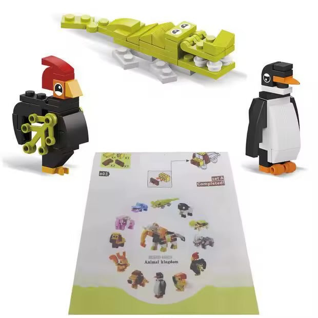 Set Gradivnih Blokova Životinjsko Carstvo
