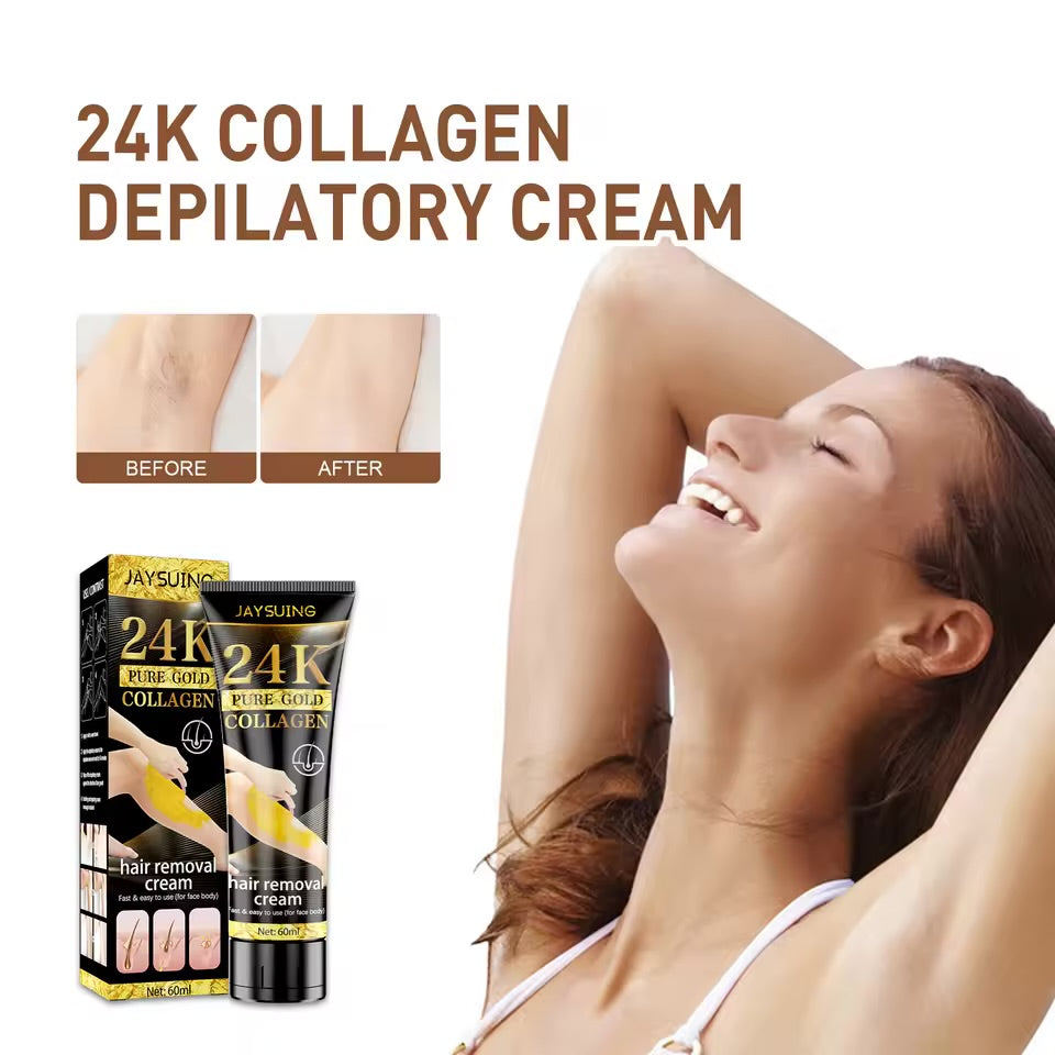 Krema za depilaciju 24K zlato sa kolagenom