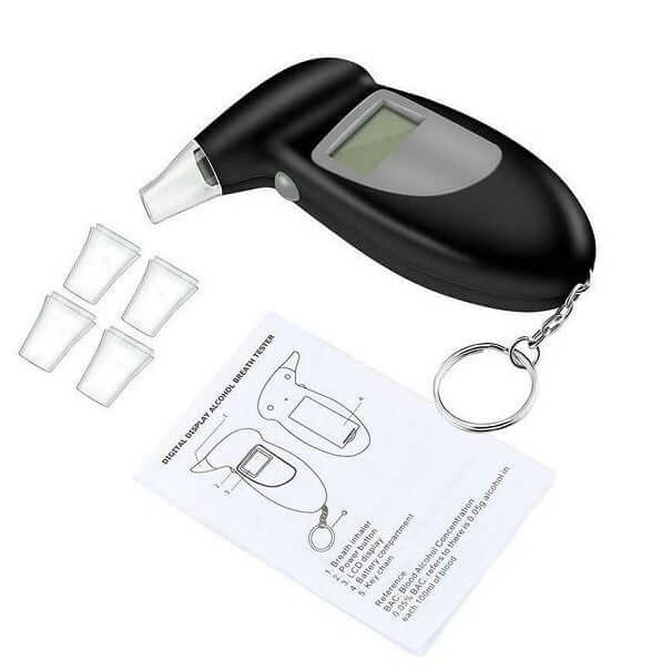 Crni alko tester sa LCD ekranom, brenda PRODAVANI.