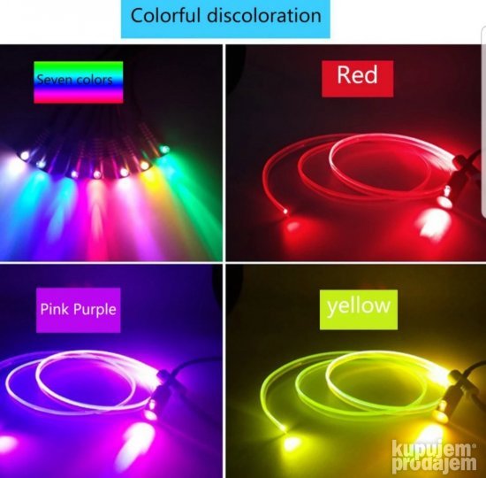 Univerzalno ambijentalno RGB LED osvetljenje za automobil.