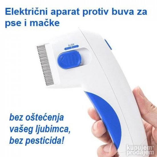 Češalj za ljubimce namenjen radu sa buvama tokom češljanja.
