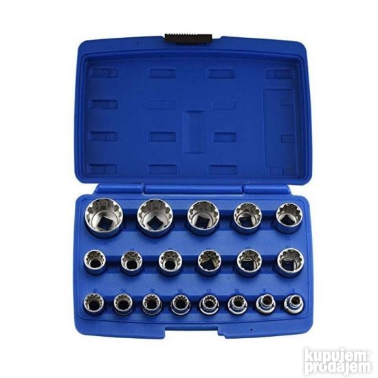 Set gedora PRODAVANI sa rasponom veličina od 8 do 32 mm.