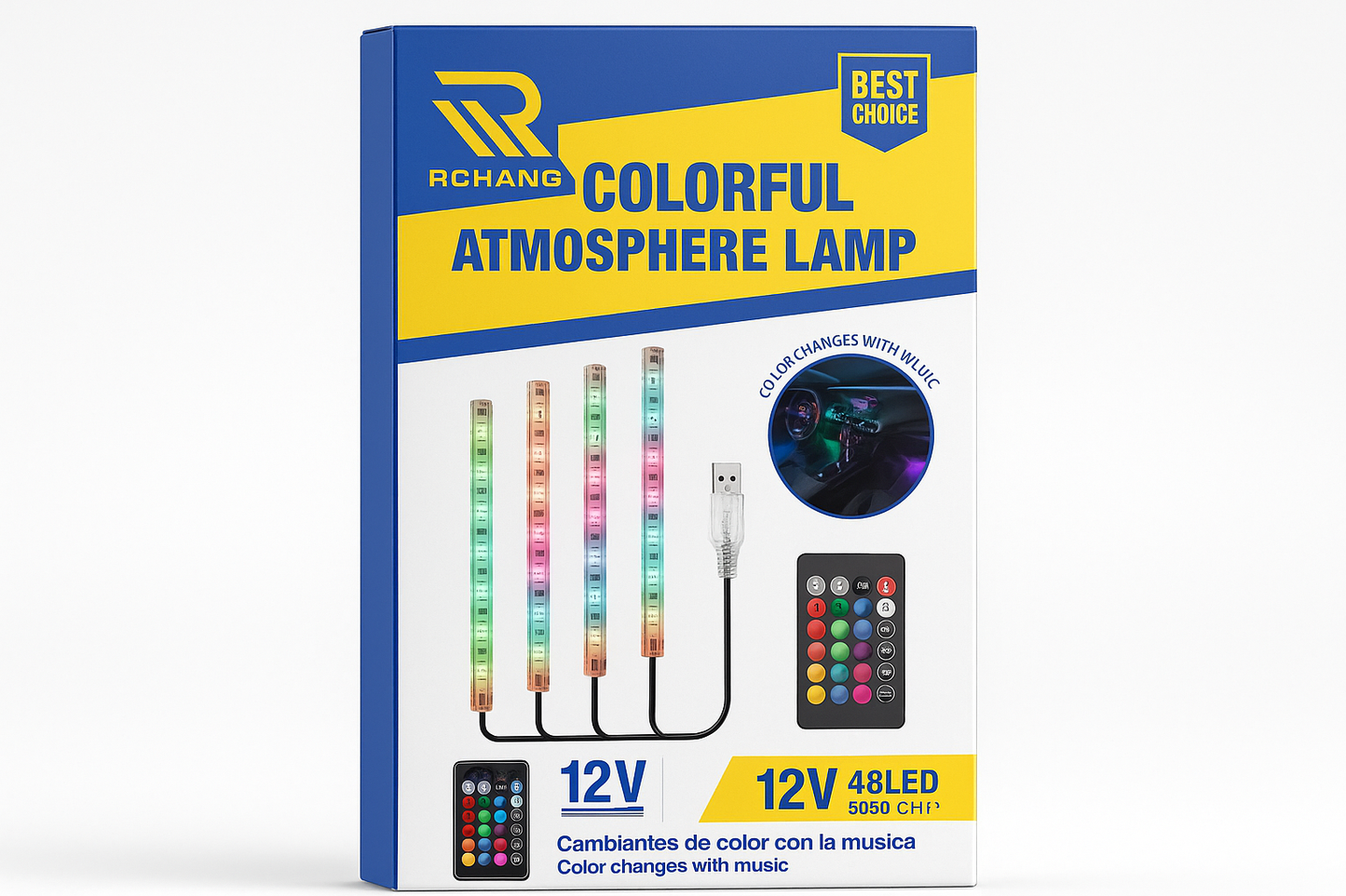 Šarena atmosferska lampa - Originalno pakovanje