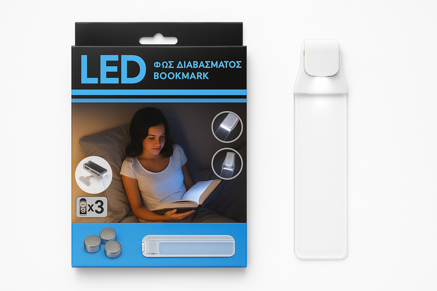 LED lampa za čitanje - glavna slika