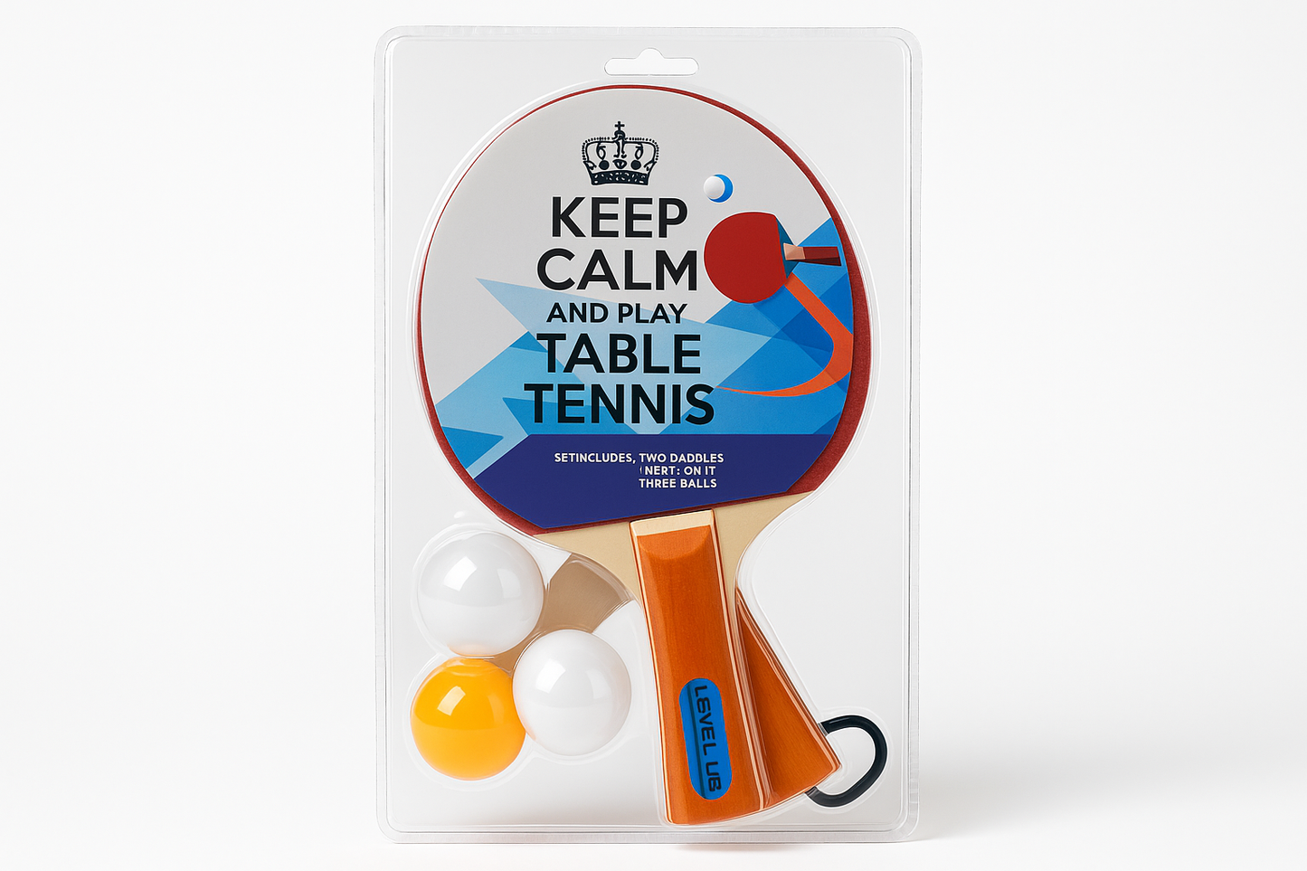 Set za ping pong u pakovanju