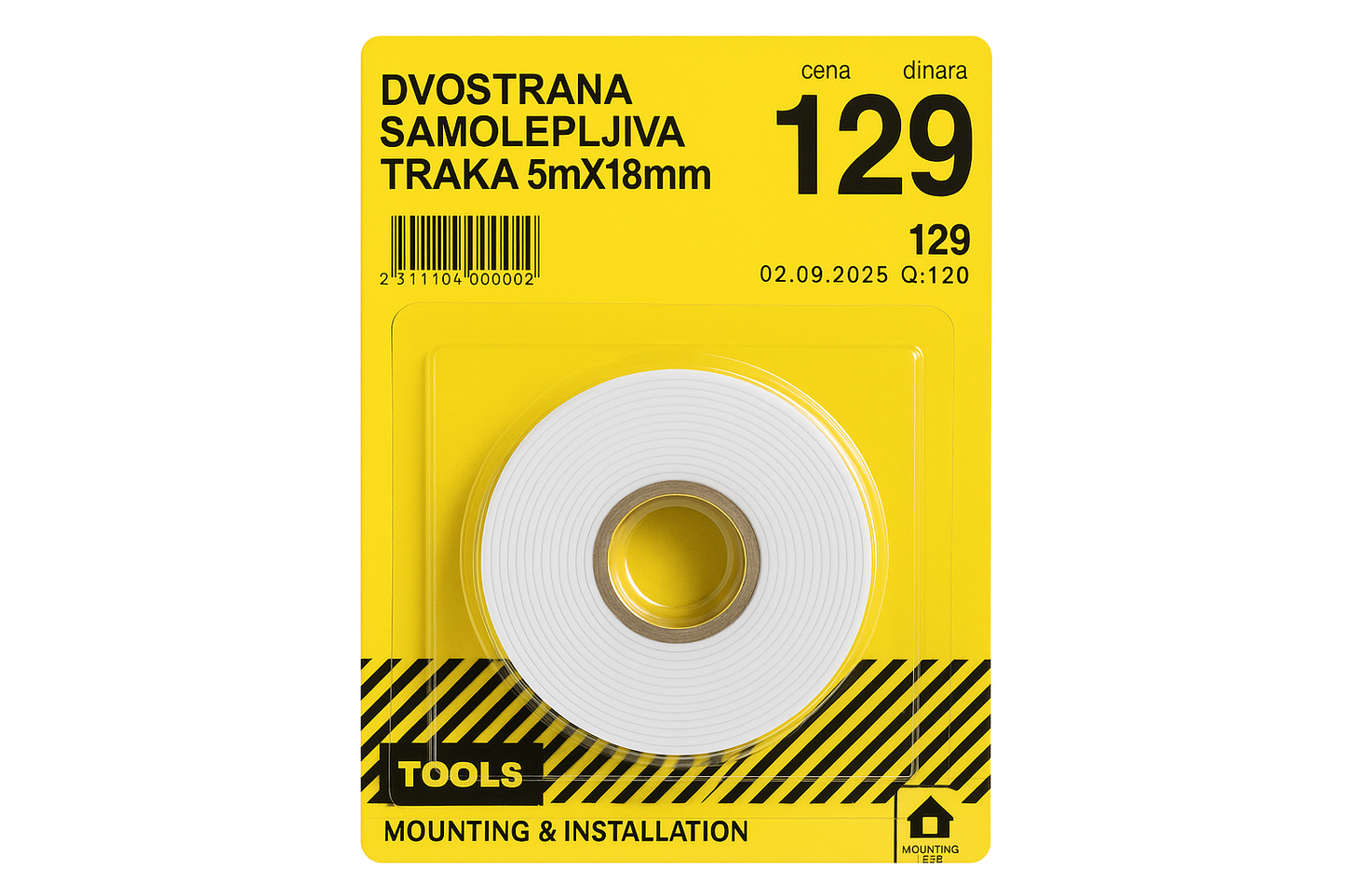 Dvostrana Samolepljiva Traka - Originalno Pakovanje