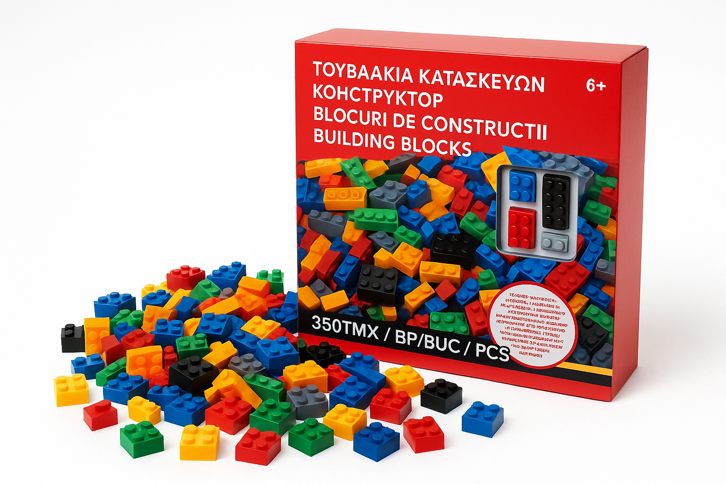 Kockice za slaganje - set sa pakovanjem