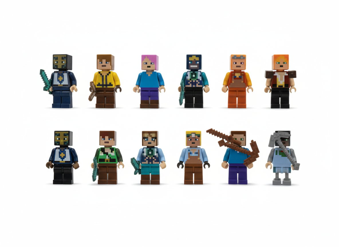 Set Figurica MY WORLD 16 komada - Blok Igracke Likovi