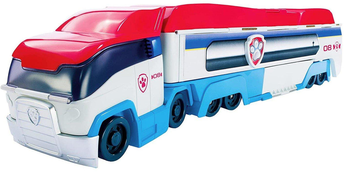 Paw Patrol kamper set sa Ryderovim kamionom i Patrolnim šapama.