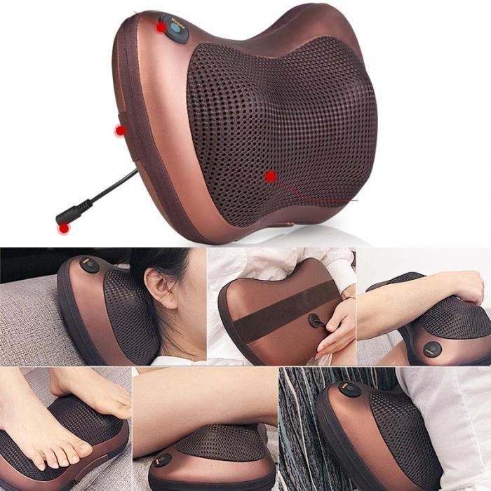 Jastuk sa četiri rotacione glave koje imitiraju Shiatsu pokrete.