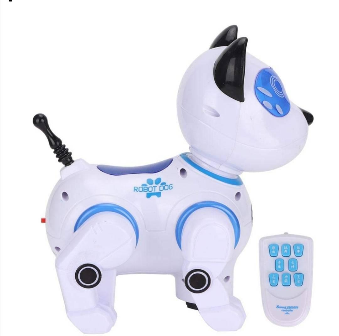 Max je igračka sa motivom robotskog psa.