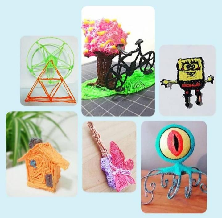 3D olovka predstavljena kao pribor za kreativne aktivnosti.