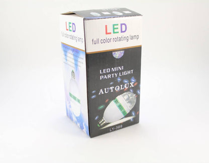 LED disko sijalica sa grlom E27 za postavljanje u odgovarajuće grlo.