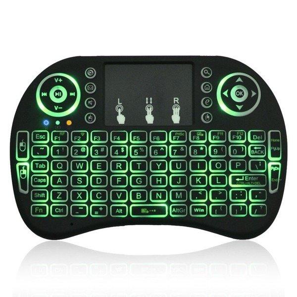 Mini tastatura sa RGB osvetljenjem koje se menja tasterima FN i F2.