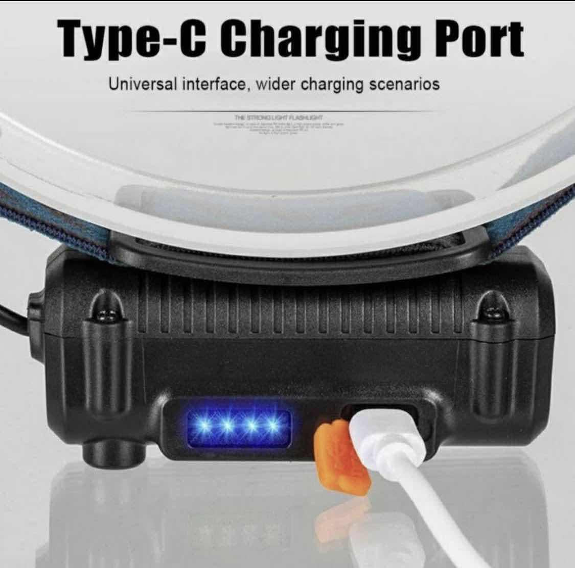 Lampa za glavu W678 puni se preko USB kabla koji dolazi u pakovanju.