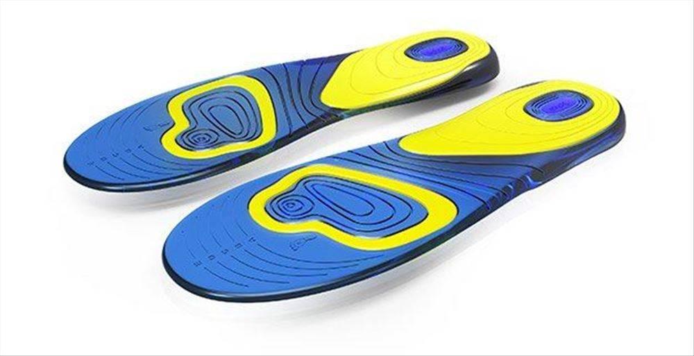 Gel ulošci za odrasle u plavoj kariranoj boji.