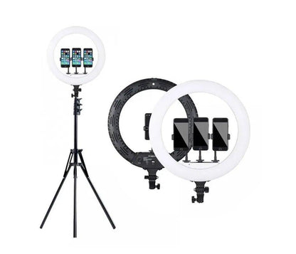 Ring light veličine 18 inča sa stativom.