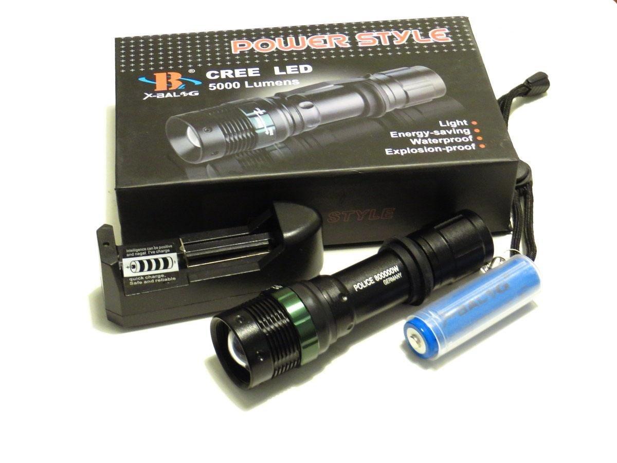 Police Cree T6 LED baterijska lampa.