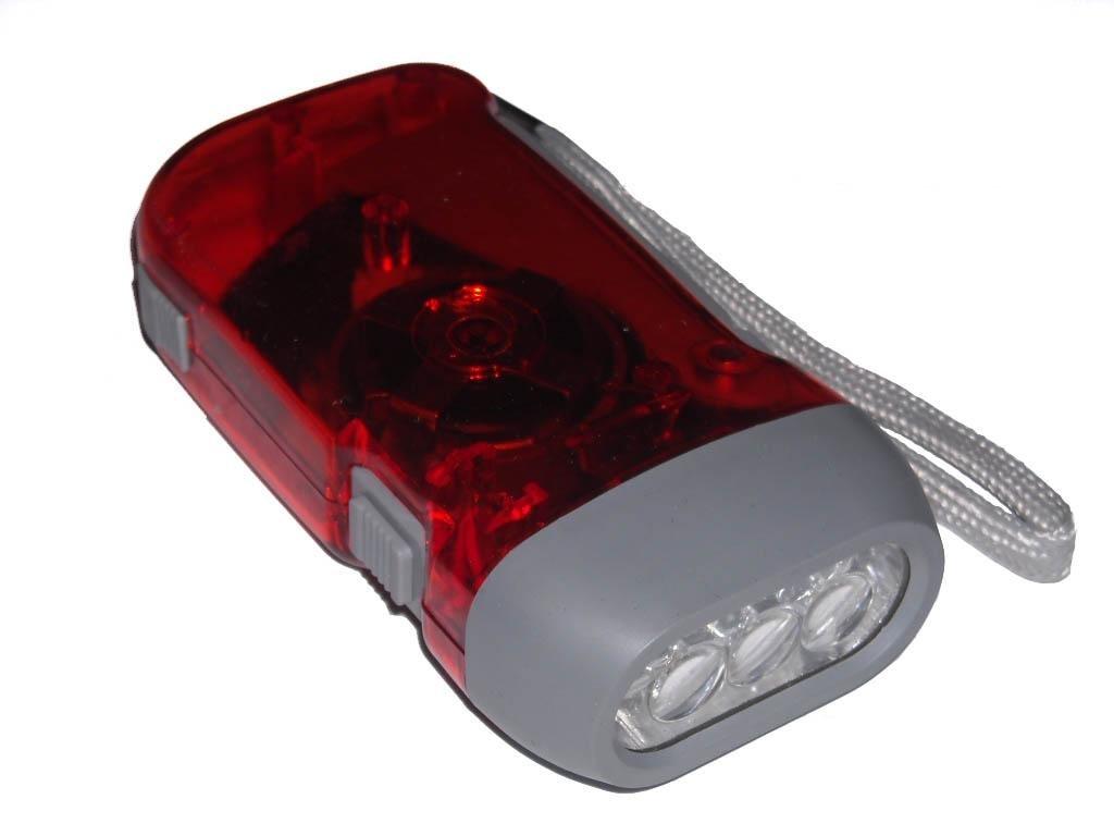 Prenosna svetiljka sa tri LED diode za dodatni izvor svetla.
