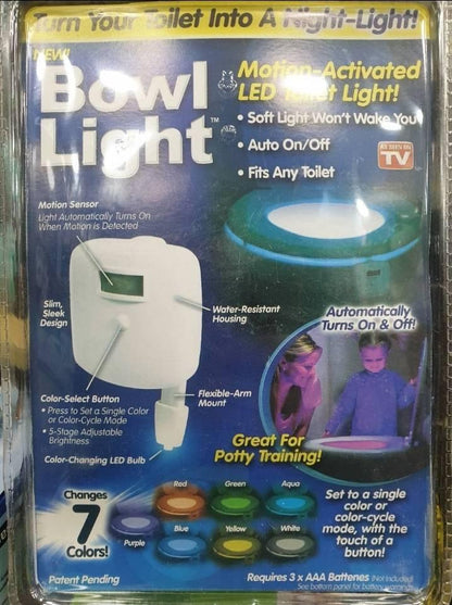 LED svetiljka za WC šolju sa fleksibilnim nosačem i senzorom.