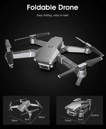 Dron E68 sa WiFi prikazom slike na telefonu ili tabletu.