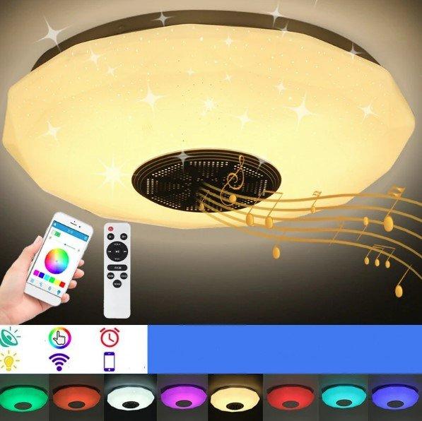 LED plafonjera prečnika 42 cm sa Bluetooth zvučnikom snage 5 W.