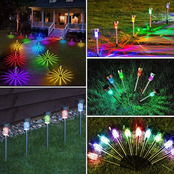 RGB solarna lampa namenjena pejzažnoj rasveti staza.