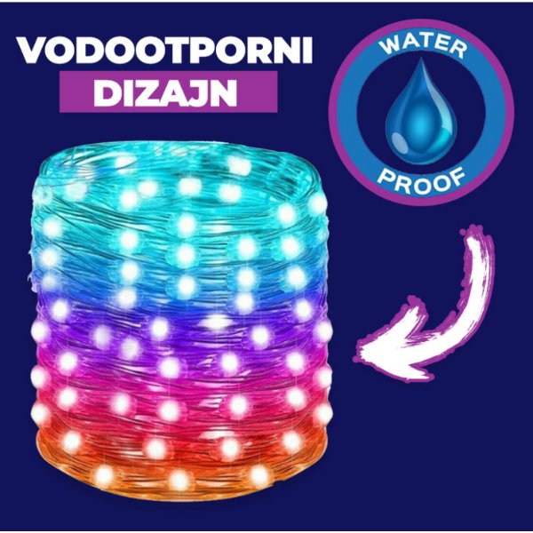 LED sijalice sa RGB svetlosnim efektima za prazničnu dekoraciju.