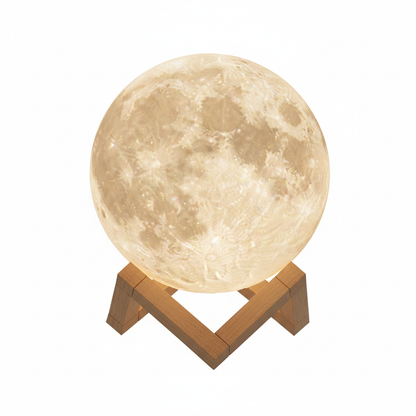 3D Mesec lampa - pogled odozgo