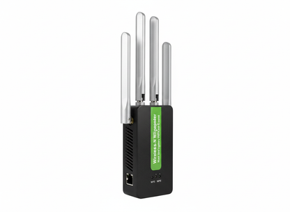 WiFi repeater sa belom pozadinom