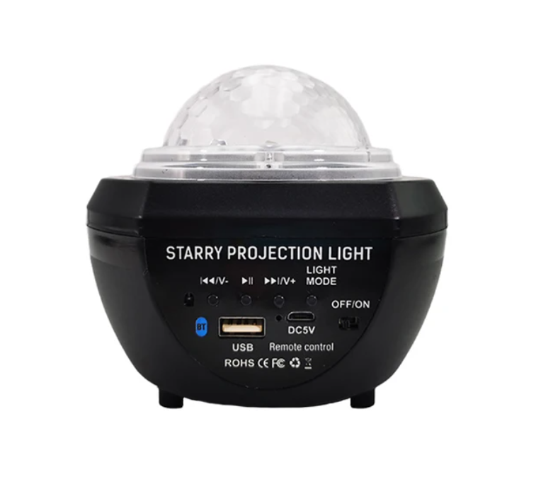 RGB projektor sa Bluetooth vezom za reprodukciju muzike.