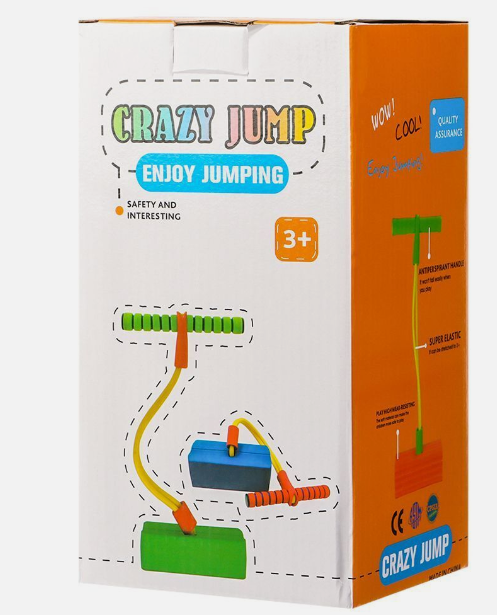 Penasta guma za skakanje Crazy Jump koja proizvodi zvuk pri skoku.