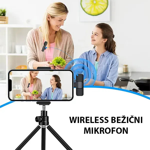 Mikrofon za snimanje vlogova i video-sadržaja telefonom.