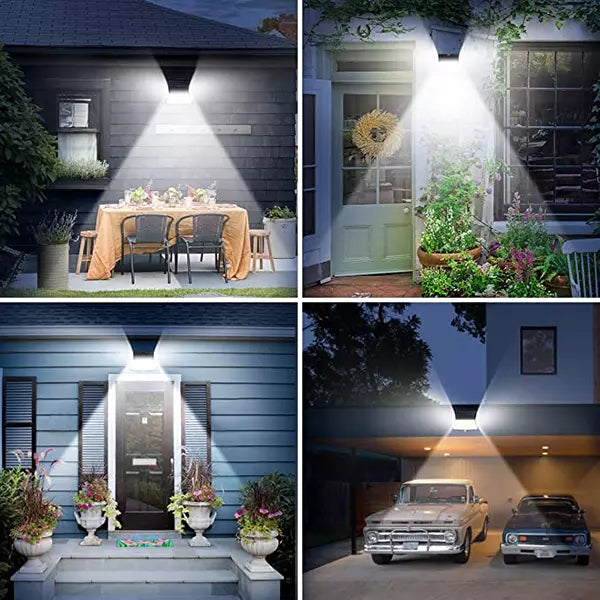 Solarni LED reflektor sa senzorom pokreta za osvetljavanje dvorišta.