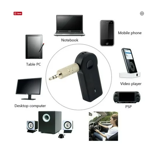 PRODAVANI adapter sa 3,5 mm priključkom za automobil ili zvučnike.