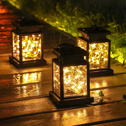 Solarni fenjer kao detalj za uređenje prostora.