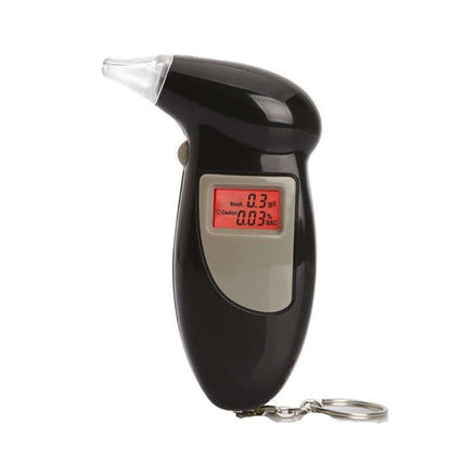 Crni digitalni alko tester PRODAVANI sa LCD ekranom.