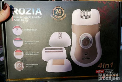 Rozia 4 u 1 je uređaj za različite načine lične nege.