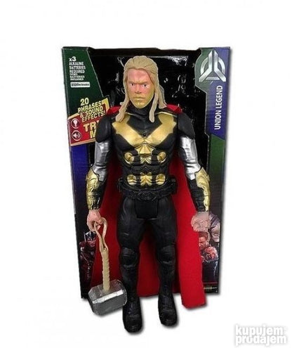 Na fotografiji je Thor u obliku figure visoke 30 cm.