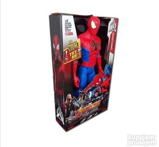 Igračka figura Spajdermena namenjena osmišljavanju superherojskih scena.