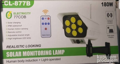 Solarna lampa u obliku kamere