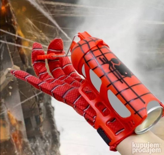 Spiderman rukavica ispaljivač mreža - Ali tako