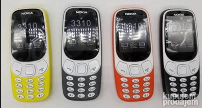 Nokia 3310 u žutoj boji sa TFT ekranom.