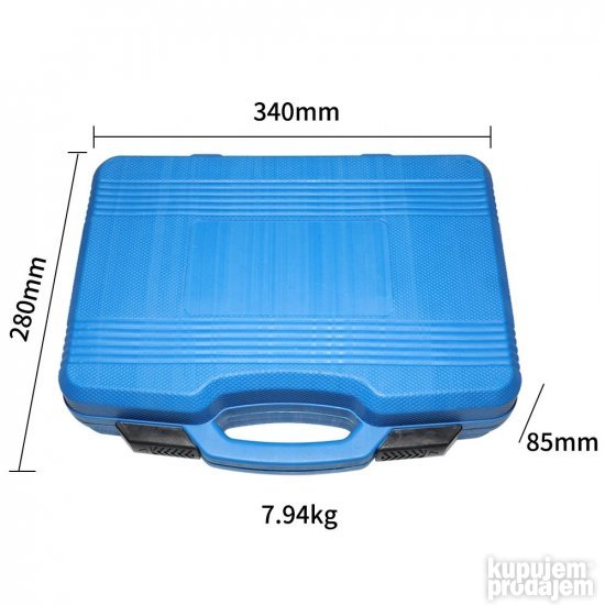 Komplet diskova sa korakom prečnika od 1 mm.