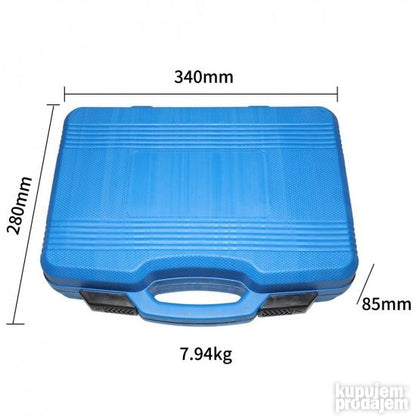 Komplet diskova sa korakom prečnika od 1 mm.