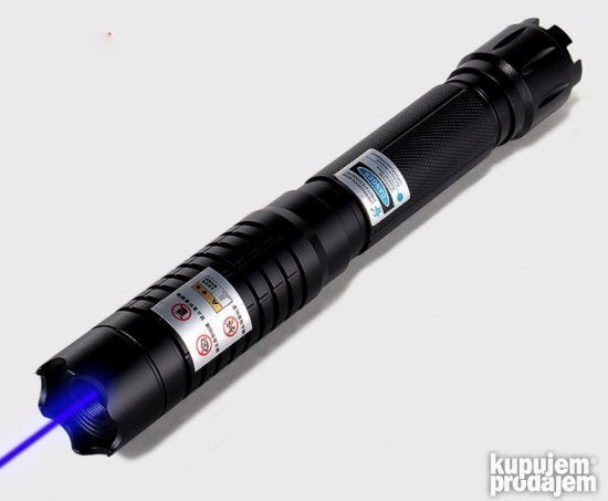 Na slici je plavi laserski pokazivač brenda PRODAVANI.