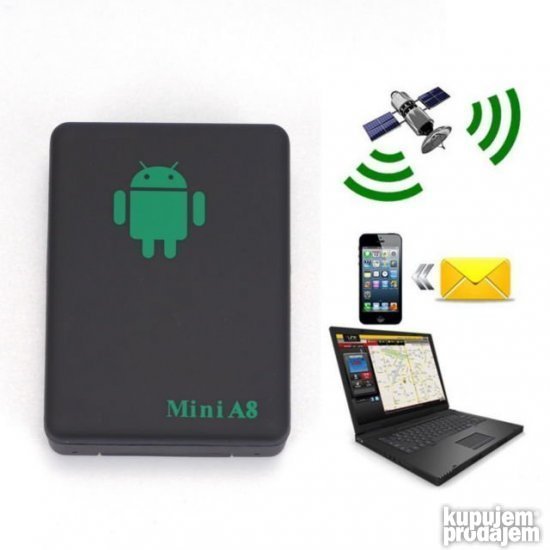 Lokator Mini A8 sa punjivom baterijom i mogućnošću GSM povezivanja.