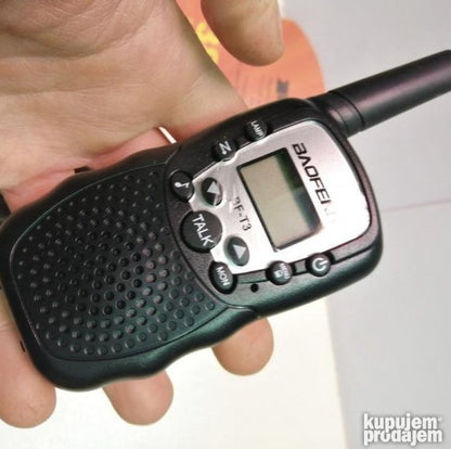 Prikaz radio-stanice iz kompleta Baofeng BF-T3.