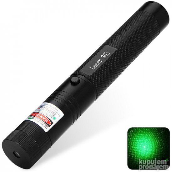 Laserski pokazivač PRODAVANI AL-303 sa zelenim laserom.