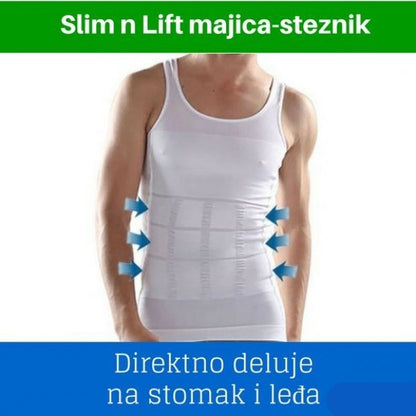 Udobno pristajanje i bešavna izrada na muškoj majici bez rukava.